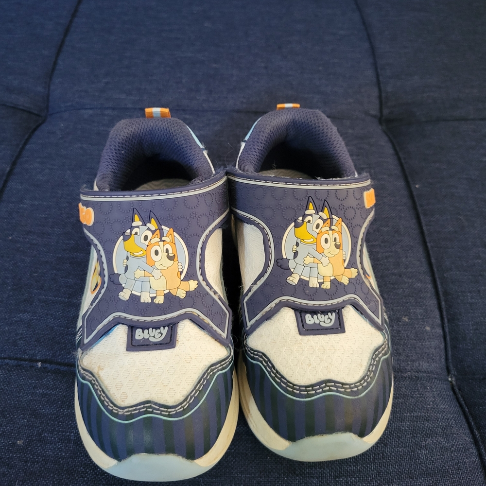 Bluey Kids Sneakers - Navy and White
